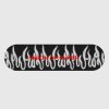 Uomo Vision of Super Accessori | Skateboard Nero Con Fiamme Spray Bianche