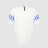 Uomo Vision of Super T-Shirt | T-Shirt Bianca Con Fiamme Blu