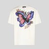 Uomo Vision of Super T-Shirt | T-Shirt Bianca Con Grafica A Farfalla