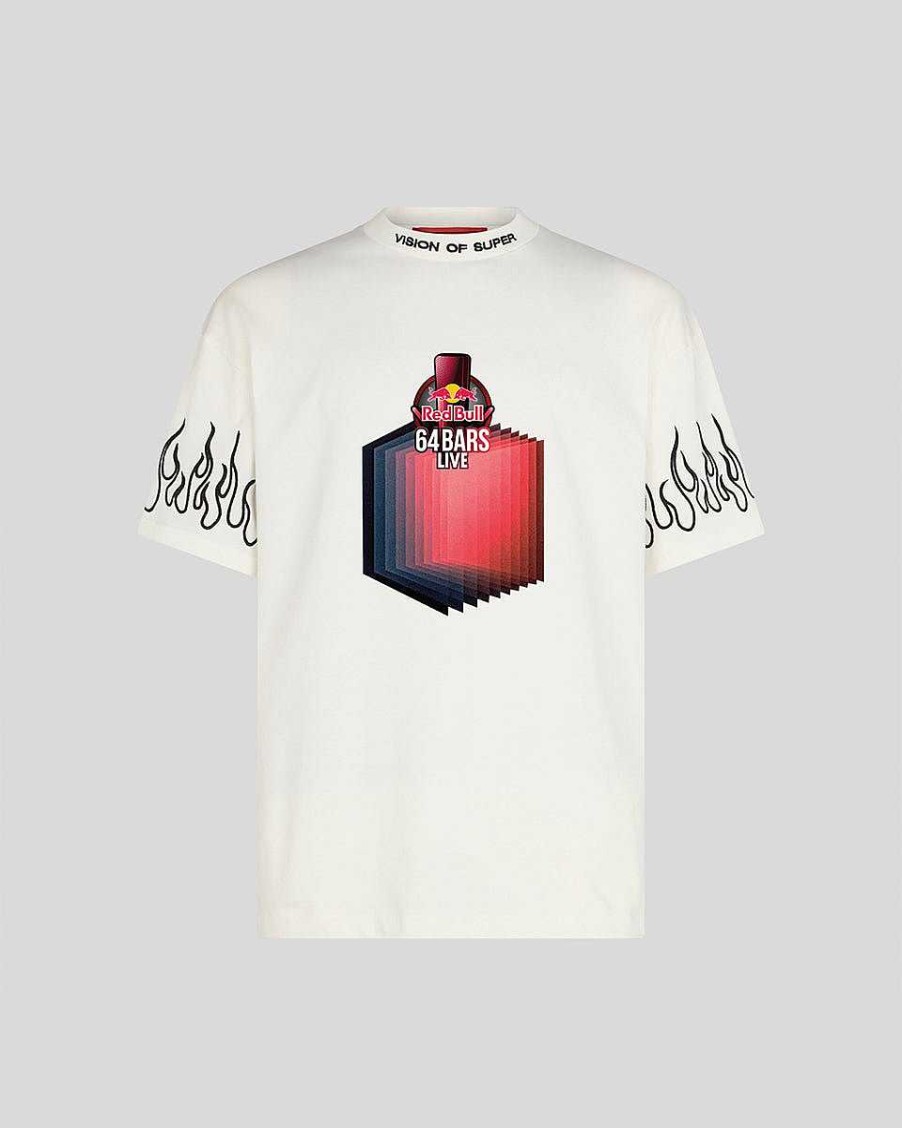 Uomo Vision of Super T-Shirt | T-Shirt Bianca Con Stampa Red Bull 64 Bars